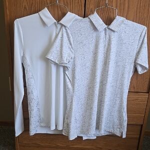 Chic White and Gray Women's Tank Tops